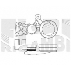 A01472 AUTOTEAM Натяжитель ремня, клиновой зубча