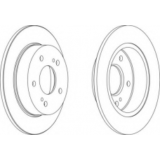 DDF863 FERODO Тормозной диск
