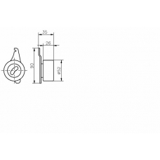 TKR 9072 TIMKEN Натяжной ролик, ремень грм