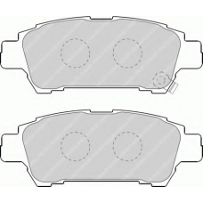 FDB1530 FERODO Комплект тормозных колодок, дисковый тормоз