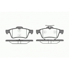 0842 20 KAWE Комплект тормозных колодок, дисковый тормоз