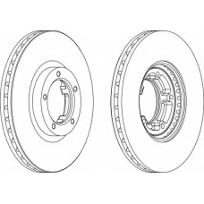 WGR0848-1 WAGNER LOCKHEED Тормозной диск