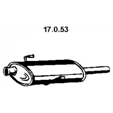 17.0.53 EBERSPACHER Средний глушитель выхлопных газов