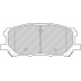 FDB1715 FERODO Комплект тормозных колодок, дисковый тормоз