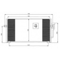 35293 NRF Конденсатор, кондиционер
