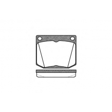 0038.30 QUINTON HAZELL Комплект тормозных колодок, дисковый тормоз