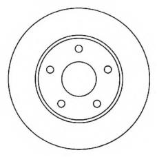 561950BC BENDIX Тормозной диск
