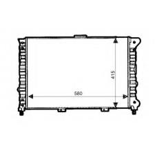 QER1895 QUINTON HAZELL Радиатор, охлаждение двигателя