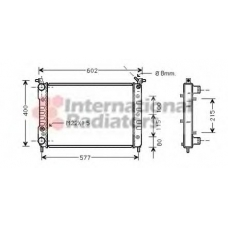 60172232 SCHLIECKMANN Радиатор, охлаждение двигателя