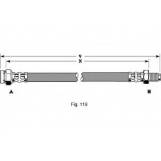PHB313 TRW Тормозной шланг