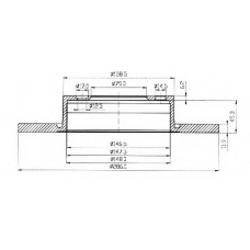 BDC3803 QUINTON HAZELL Тормозной диск