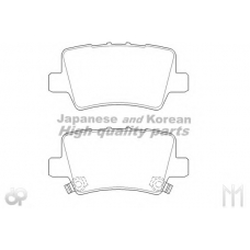 1083-8104S ASHUKI Комплект тормозных колодок, дисковый тормоз