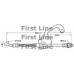 FBH7055 FIRST LINE Тормозной шланг