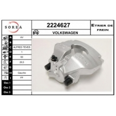 2224627 EAI Тормозной суппорт