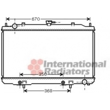 13002320 VAN WEZEL Радиатор, охлаждение двигателя