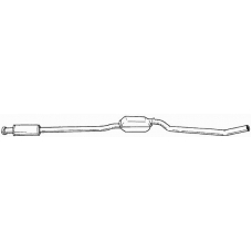 25416 SIGAM Средний глушитель выхлопных газов