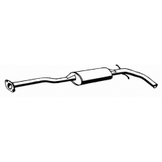 15370 WALKER Средний глушитель выхлопных газов