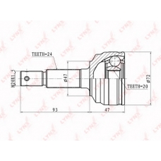 CO1820 LYNX Шрус