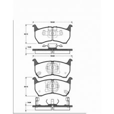 1501223212 S.b.s. Комплект тормозных колодок, дисковый тормоз