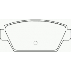 P 54 010 BREMBO Комплект тормозных колодок, дисковый тормоз