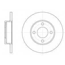 D6181.00 WOKING Тормозной диск