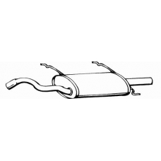 16695 WALKER Глушитель выхлопных газов конечный