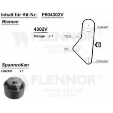 F904277V FLENNOR Комплект ремня грм