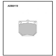 ADB0119 Allied Nippon Тормозные колодки