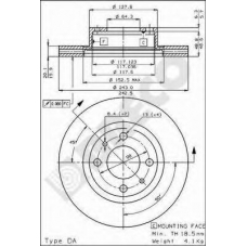 BS 7870 BRECO Тормозной диск