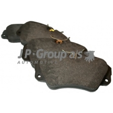 1263600110 Jp Group Комплект тормозных колодок, дисковый тормоз