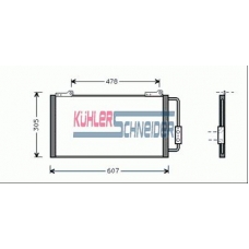 2720101 KUHLER SCHNEIDER Конденсатор, кондиционер