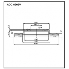 ADC 0506V Allied Nippon Гидравлические цилиндры
