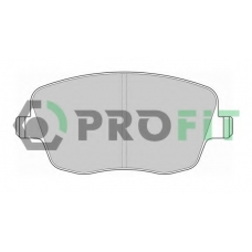 5000-1419 PROFIT Комплект тормозных колодок, дисковый тормоз