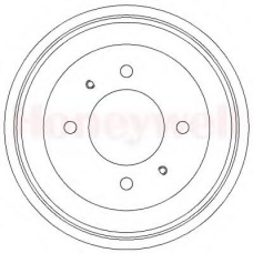 329274B BENDIX Тормозной барабан