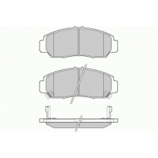 12-1059 E.T.F. Комплект тормозных колодок, дисковый тормоз