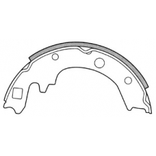 FN-3351 JNBK Колодки тормозные