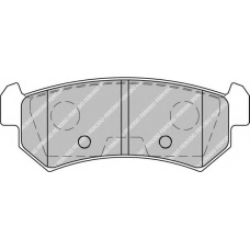 FSL1889 FERODO Комплект тормозных колодок, дисковый тормоз