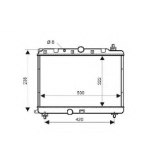 QER2301 QUINTON HAZELL Радиатор, охлаждение двигателя