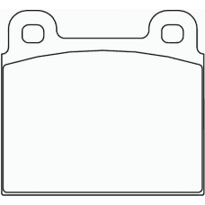 P 85 002 BREMBO Комплект тормозных колодок, дисковый тормоз