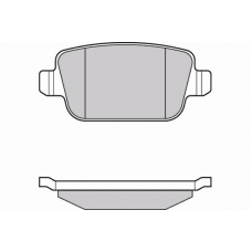 12-1300 E.T.F. Комплект тормозных колодок, дисковый тормоз