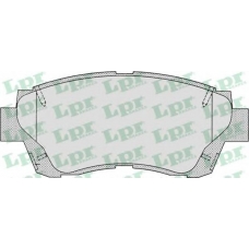05P701 LPR Комплект тормозных колодок, дисковый тормоз