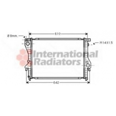06002222 VAN WEZEL Радиатор, охлаждение двигателя