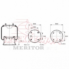 TT23.09.026 TruckTechnic Кожух пневматической рессоры