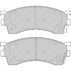 FDB950 FERODO Комплект тормозных колодок, дисковый тормоз