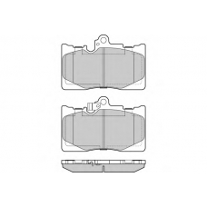 12-1418 E.T.F. Комплект тормозных колодок, дисковый тормоз