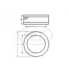 SB 521 SCT Воздушный фильтр