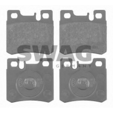 10 91 6153 SWAG Комплект тормозных колодок, дисковый тормоз