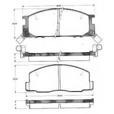 BLF590 QUINTON HAZELL Комплект тормозных колодок, дисковый тормоз