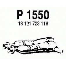 P1550 FENNO Средний глушитель выхлопных газов