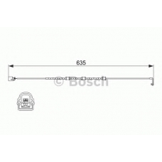 1 987 474 515 BOSCH Сигнализатор, износ тормозных колодок